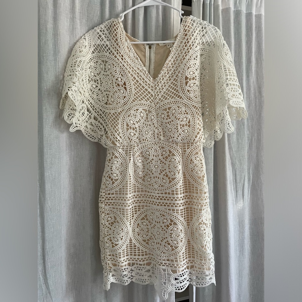 Soiéblu White Lace Dress